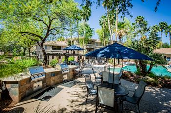 Bbq grills at sage stone apartment homes